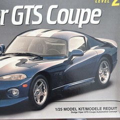🐍AMT💙Dodge🐍Viper GTS Coupe🇺🇸Automotive Concept 1/25 Model