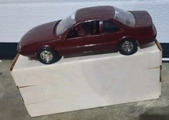 AMT Ertl 1989 Chevrolet Beretta GT Garnet Red 1/25 Dealer Promo Model Car 6059
