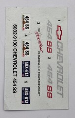 AMT, Chevrolet, C1500, 454SS, Model Kit, 1:25 Scale, 6032, 1991, Extra Parts.