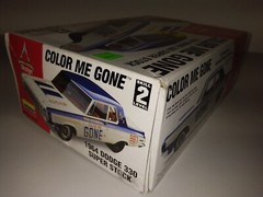 Lindberg Color Me Gone 64 Dodge 330 Super Stock 1/25 scale MISB