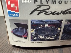 AMT 1997 Plymouth Prowler with Trailer 1/25 NIOB Sealed Bags