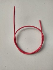 6 Feet Yellow Spark Plug Wire 1/24 1/25 Scale Models With Red Boot Material