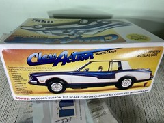 MPC Class Action Monte Carlo with Chopper & Trailer 1:25 Car Model Kit