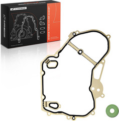 Engine Timing Cover Gasket Set Compatible with Chevrolet Equinox, Malibu, Impala