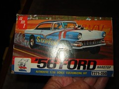 AMT T271-250 Original Vintage 1956 Ford Hardtop STRIP FOWL Box opened Kit Sealed