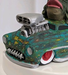 Jimmy Flintstone resin Lil Shitzz “The Creature” 49 Merc custom painted bust