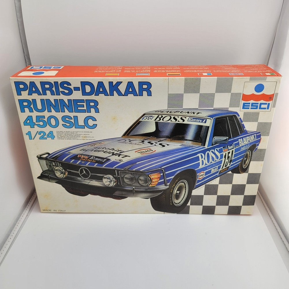 ESCI Mercedes Benz 450 SLC Paris-Dakar Runner Car 1/24 Model Kit 3052 Italy 1983