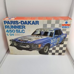 ESCI Mercedes Benz 450 SLC Paris-Dakar Runner Car 1/24 Model Kit 3052 Italy 1983