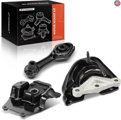 A-Premium 3PCS Engine Motor Mount Transmission Mount Torque Strut Mount Kit