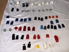 Lot Of Vintage Plastic Model Kit Car Project Junk Yard Salvage Parts Car Seats