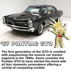 MPC 1/25 710L 1967 PONTIAC GTO MODEL KIT