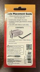 Pinecar P4611 Pinewood Derby Axle Placement Guide Made in USA Precision Tools