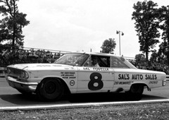 #8 Sal Tovella Auto Sales 1963 Ford 1/64th Scale Nascar Waterslide Decals