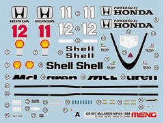 GSI Creos Mont Model 1/24 McLaren MP4/4 1988 Plastic Model MCS007