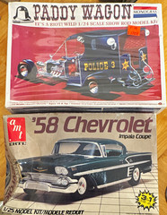 AMT Ertl 1958 Chevrolet Impala Coupe 1:25 Scale Plastic Unassembled Model Kit