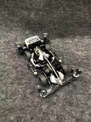 TAMIYA 4WD Custom Painted (Black/Silver/Grey Mirror) FMA Chassis Racing Car