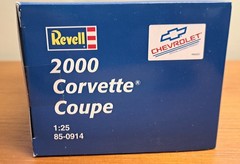 NIB 2000 Chevrolet Silver Corvette Coupe Revell Promo 1:25 Sealed 85-0914