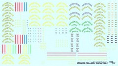 Powerslide 2013-21 Tire Details 1/25 waterslide decal