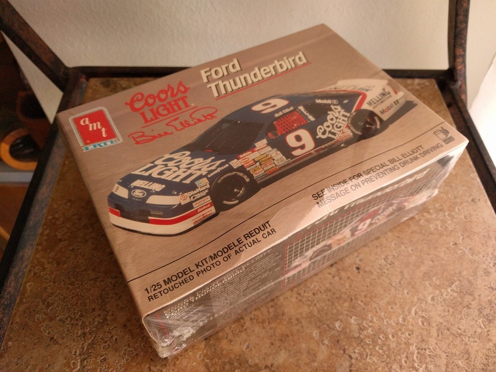 Sealed AMT / ERTL Bill Elliott #9 Coors Light Beer Ford Thunderbird #6740