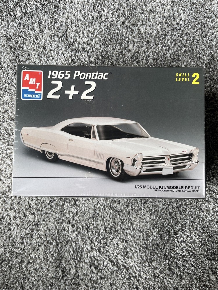 VINTAGE AMT ERTL 1965 Pontiac 2+2 #6629 New Factory Sealed