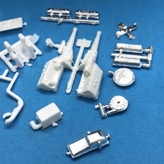 Ford 312 ENGINE 3in1 STK Supercharger Hilborn NO Headers 1:25 LBR Model Parts