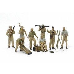 Tamiya USA TAM35343 35343 1/35 German Artillery Crew AFront Cor Luftwaffe