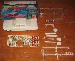 AMT 1960 Mercury Parklane HT Kit Stock Built Survivor Unpainted in Box 60