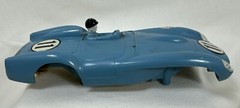 Strombecker Vintage Blue Ferrari 60’s Slot Car Body