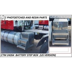 PHOTOETCHED Step Battery Box 1/25 or 1/24 scale CTM24264