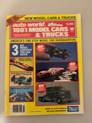 VINTAGE 1981 AUTO WORLD CATALOG 33rd EDITION MODEL CARS, SLOT CARS, ETC.