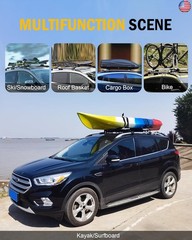 EZREXPM Cross Bars Roof Rack Fit for GMC Terrain 2018 2019 2020 2021 2022 2023