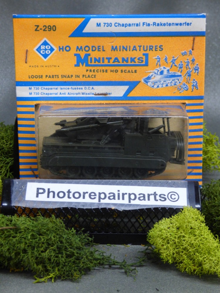 Roco Minitanks 1/87 Modern US M-730 Armored Chaparral Rocket Vehicle Lot#7396©