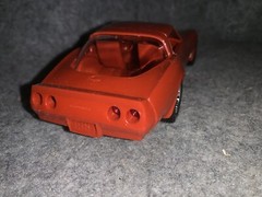 1981 red orange corvette promo (Lot#893)