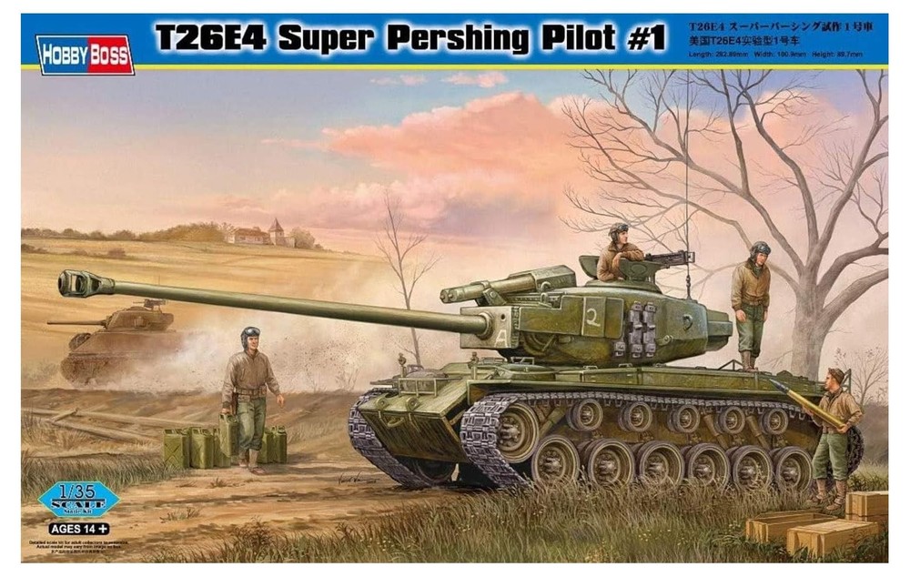 Hobby Boss T26E4 Super Pershing Pilot #1 Vehicle Model Building Kit