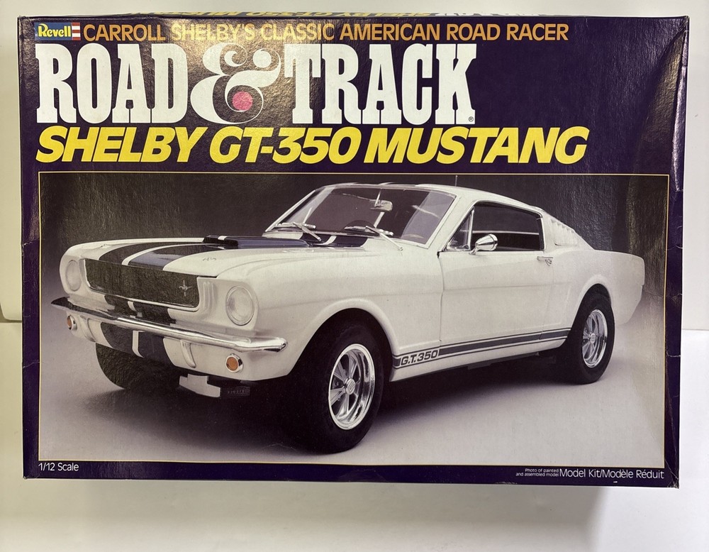 Large 1/12 Scale Revell Road & Track Model Shelby GT-350 Mustang – Parts In Bags