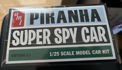AMT 916 Piranha Super Spy Car Model 1/25 Man from Uncle Napoleon Solo Sealed