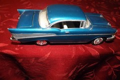 AMT 57 1957 CHEVY CHEVROLET 2 DOOR HARDTOP PLASTIC RESIN MODEL KIT 1:24 JUNKYARD