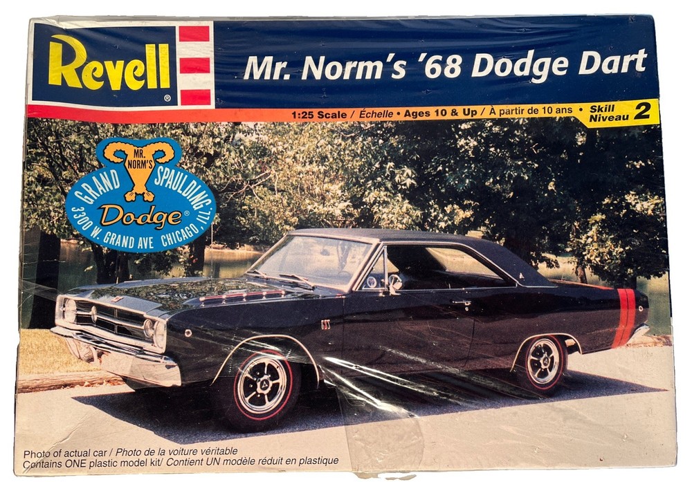 Revell 7667 1968 Dodge Dart Mr. Norm’s Kit, 1/25 Model Car,Sealed (B255)
