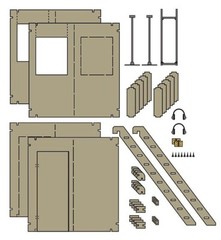 TOMYTEC 1/12 Little Armory Shoot House A Model Kit ✨USA Ship Seller✨