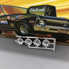 72 Chevy Nova SS Rally WHEELS NO Backs r Axles 1:25 AMT Search LBR Model Parts