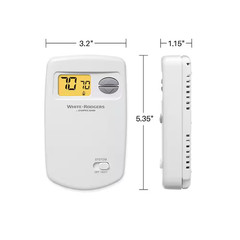 White-Rodgers 70 Series Classic, Non-Programmable, Heat Only (1H/0C) Vertical Th