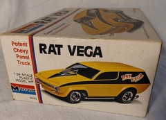 MONOGRAM 1/24 TOM DANIEL RAT VEGA MODEL BOX ONLY