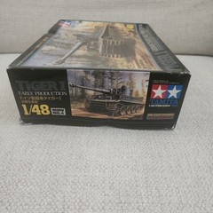 TAMIYA WWII Tank Model 1/48 German Tiger I Early Production open box