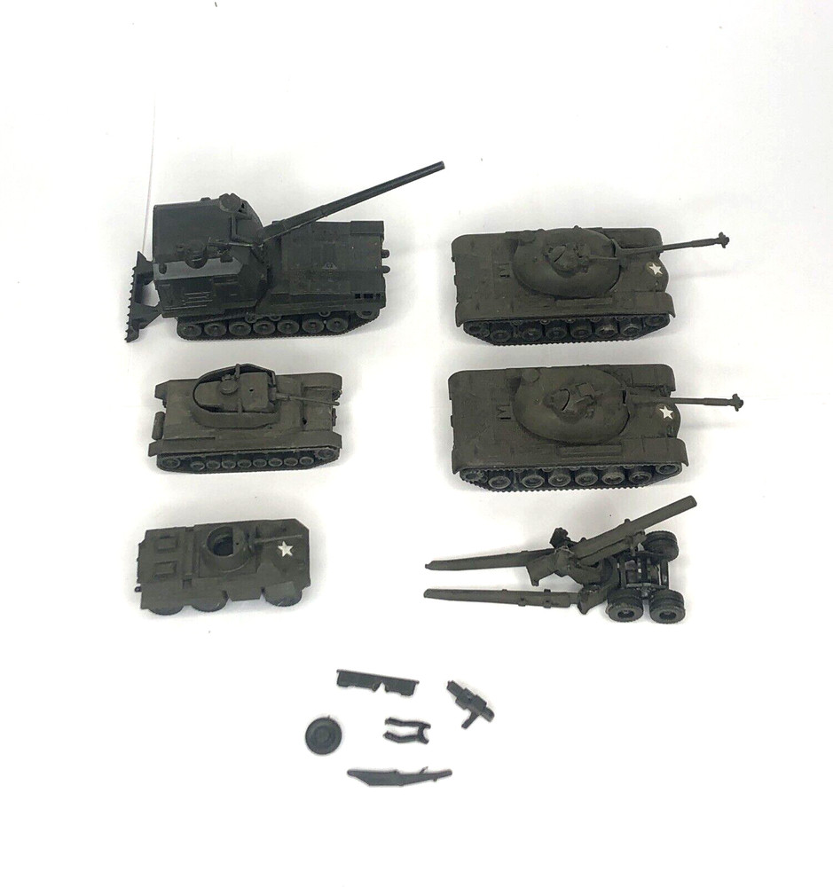 Roco Minitank US Army DBGM M47 Patton HowitzerM1 PanzerIV 1/87 & More: Lot 6 VTG