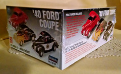 Ford Coupe 1940 Police Lindberg Car Model Kit 72159 New 2006 3 Way Stock Custom