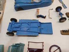 Revell Highway Pioneers Jaguar, Gowland 36 Cord, Rolls Royce Model Kit Parts Lot