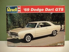 Revell – 1/25 – 1995 – ’69 Dodge Dart GTS “Bumblebee” – #7608 – Open / Complete