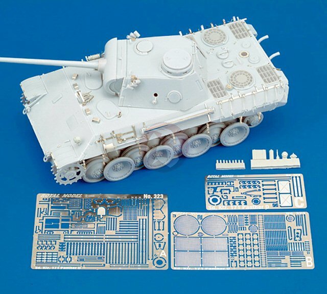 Royal Model 1/35 Panther Ausf.D Sd.Kfz.171 Tank Update Set (for Dragon 6164) 323
