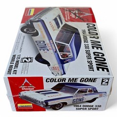 Lindberg Color Me Gone 1964 330 Super Sport 1/25 Model Signed by Roger Lindamood
