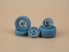1/24 Weld Magnum Import Drag Racing Wheels 3D PRINT-US SELLER!